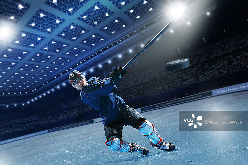 冰球运动员图片素材