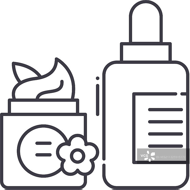 线性护肤图标图片素材