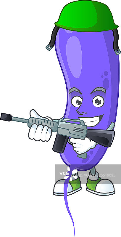 霍乱弧菌持枪图片素材