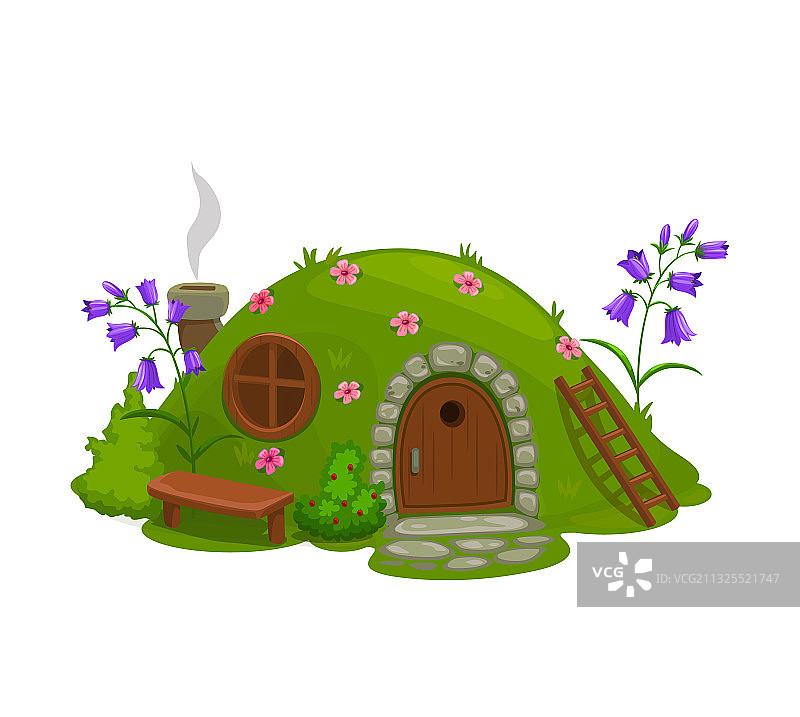 小矮人房屋童话故事图片素材