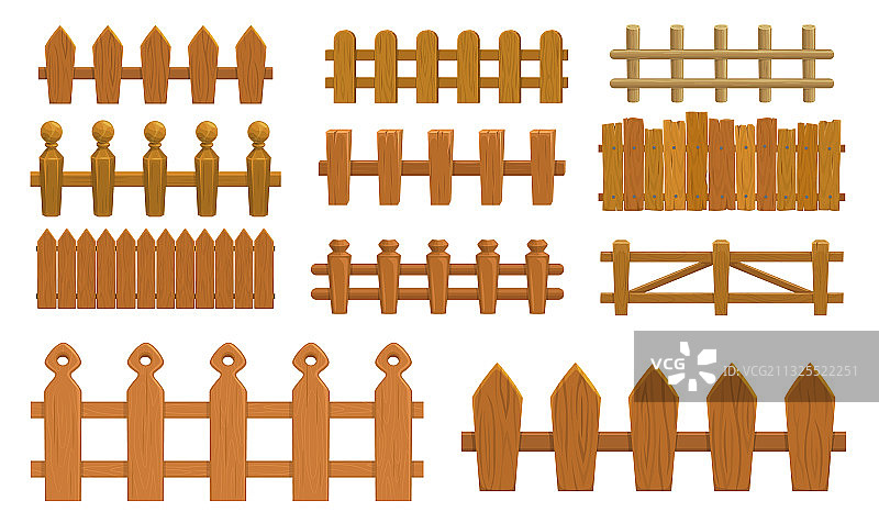 卡通栅栏木栅栏农场大门图片素材