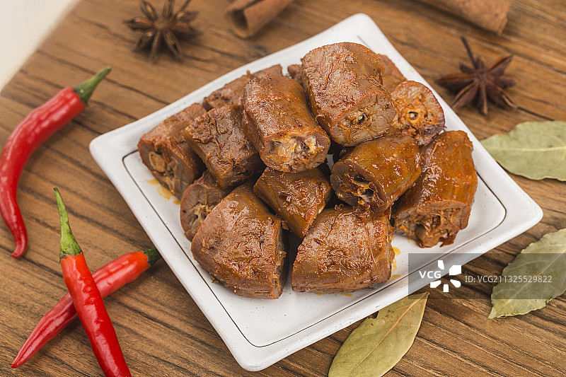 卤鸭脖子图片素材