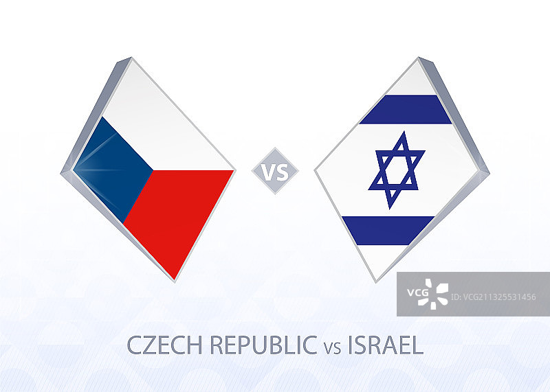 捷克 vs ？足球比赛图片素材