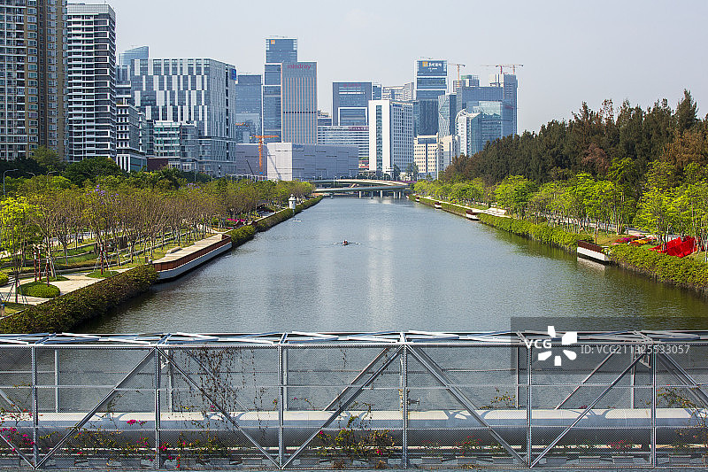 中国广东深圳美丽现代的城市风景图片素材