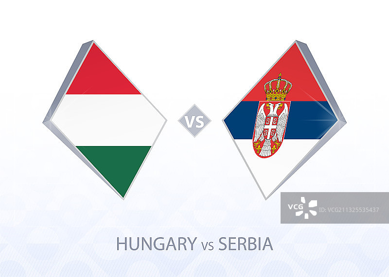欧洲足球比赛：匈牙利vs塞尔维亚图片素材