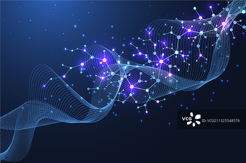 分子抽象结构与遗传图片素材