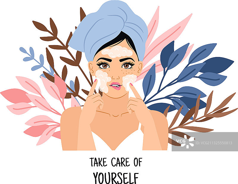 面部水疗护理程序图片素材