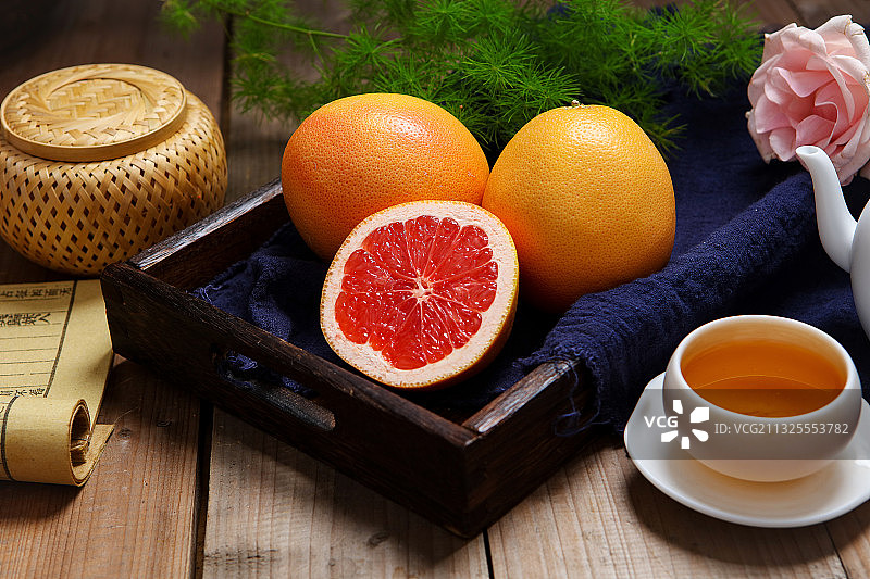 红心西柚图片素材