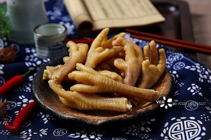 盐焗鸡爪图片素材