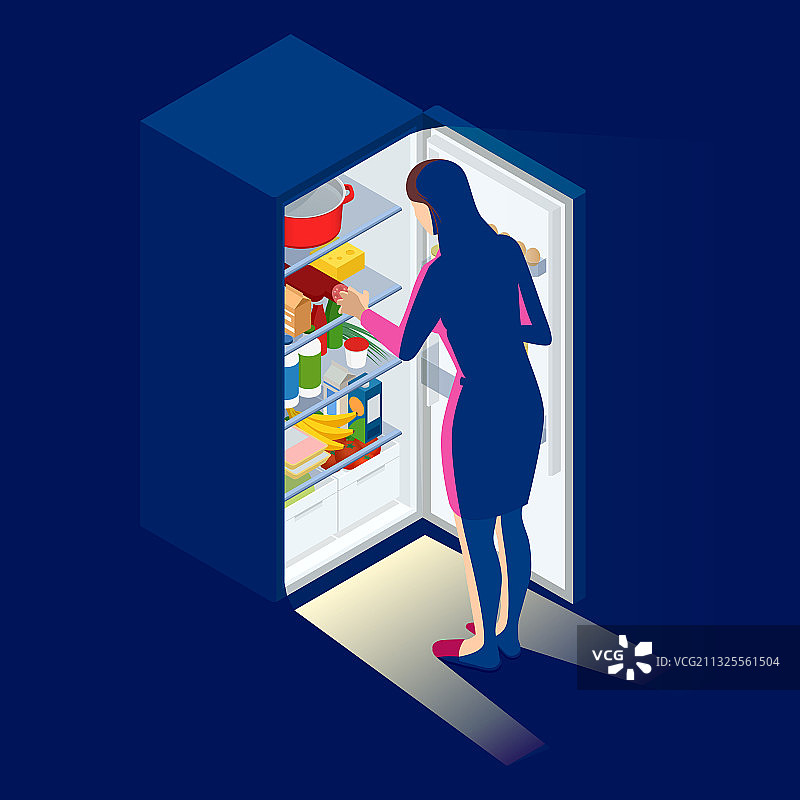 超重和健康问题女性图片素材