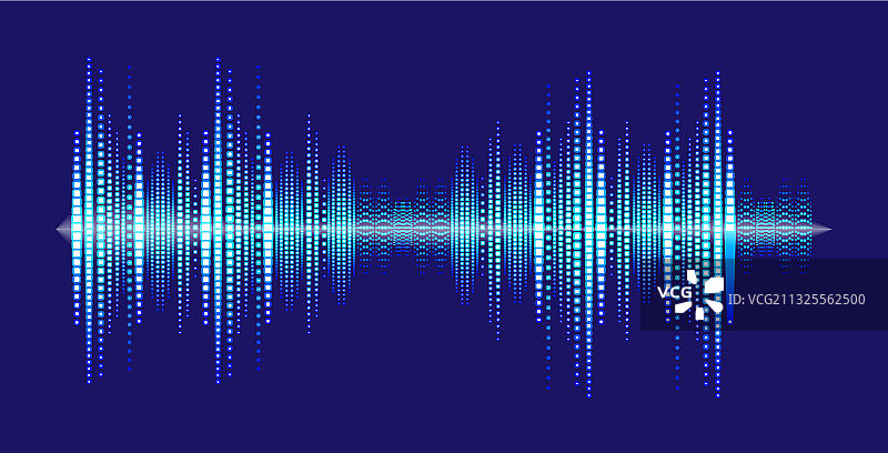 音乐节拍声音脉冲声波动态流动图片素材