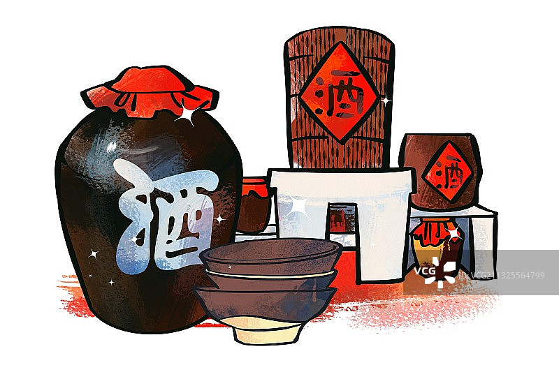白酒消费 传统酒文化图片素材
