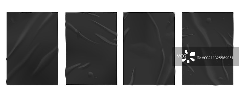 湿纸粘贴海报旧胶粘剂图片素材