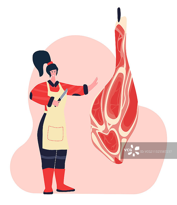 女屠夫职业图片素材