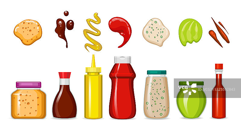 美食酱料瓶图片素材