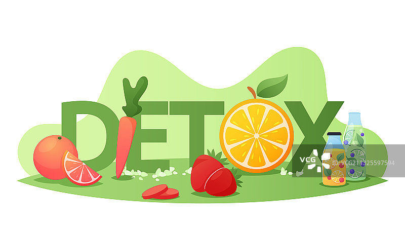 健康营养排毒饮食理念图片素材