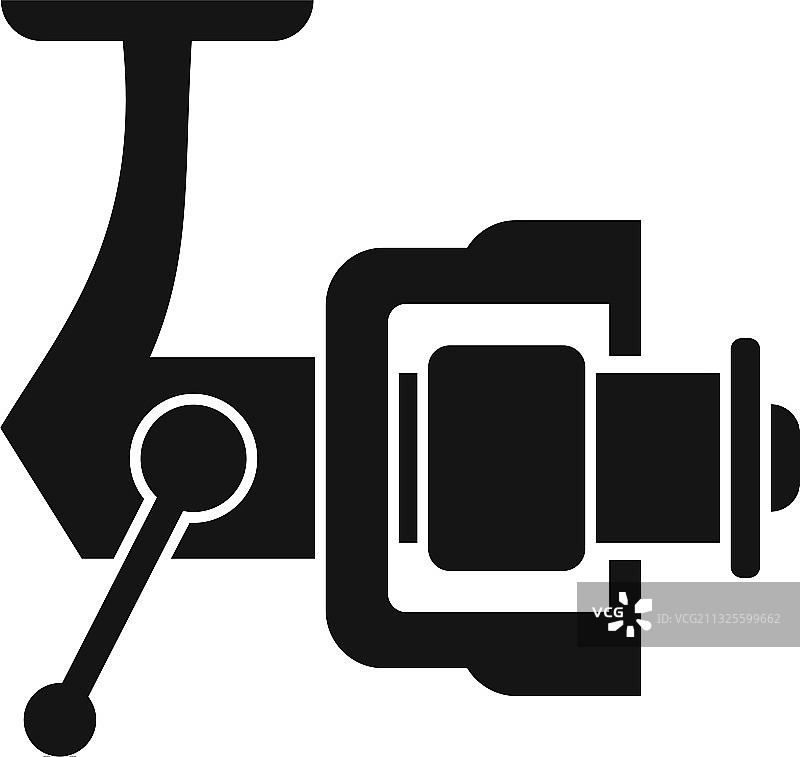 鱼竿活动简单风格图标图片素材