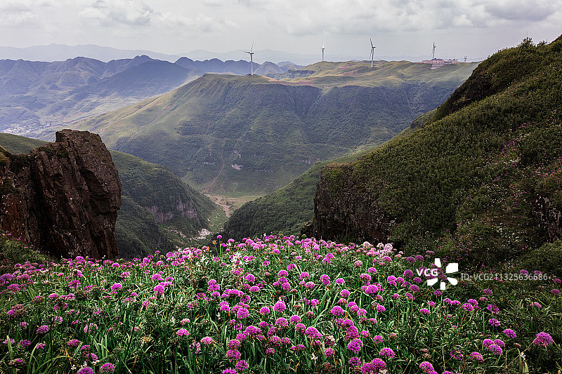韭菜坪景色图片素材