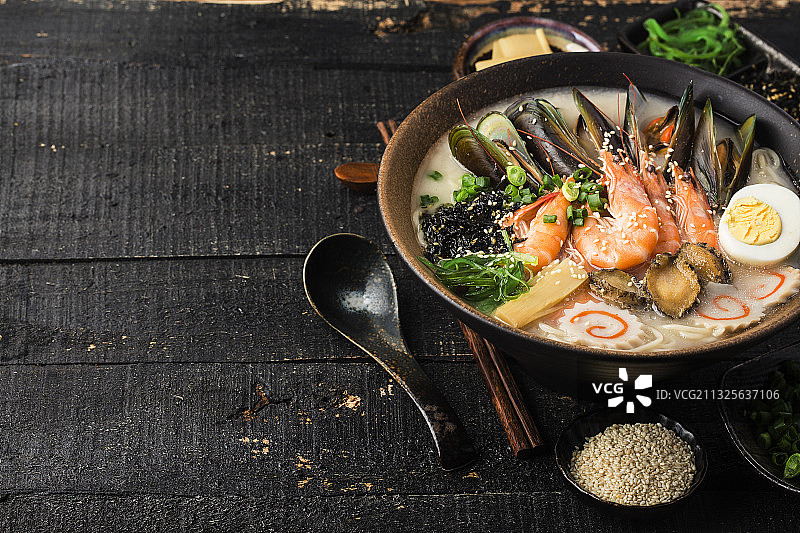 海鲜拉面图片素材