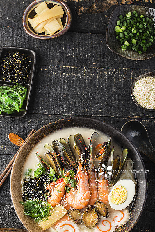 海鲜拉面图片素材