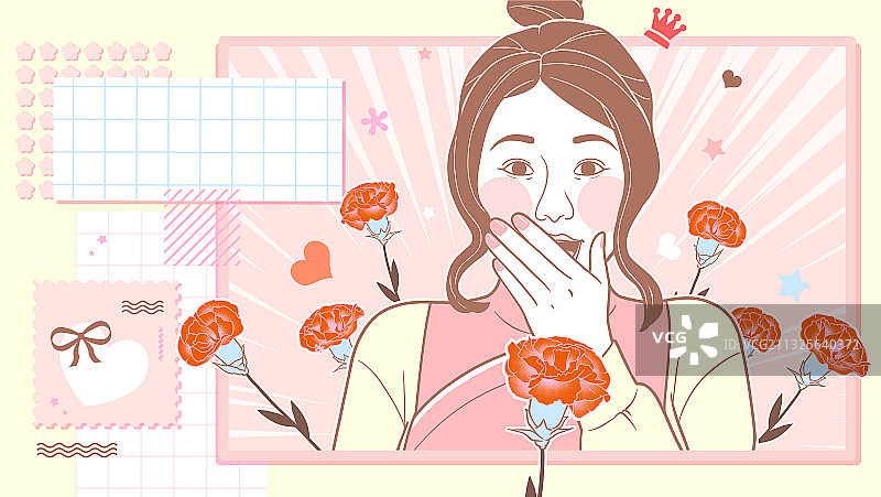母亲节海报-妈妈图片素材