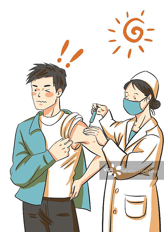 打疫苗啦图片素材