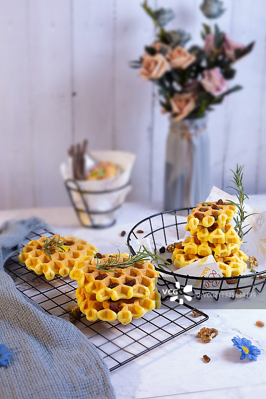 华夫饼图片素材