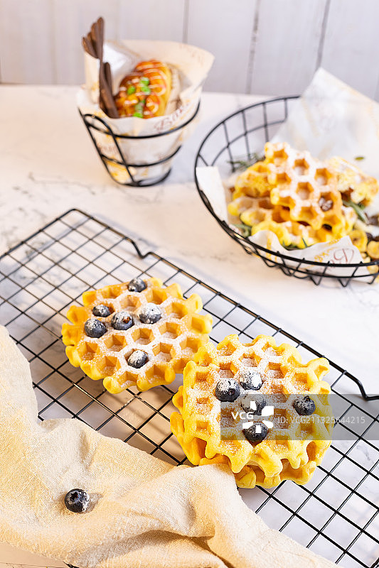 华夫饼图片素材