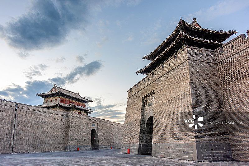 中国山西大同古城清远门图片素材