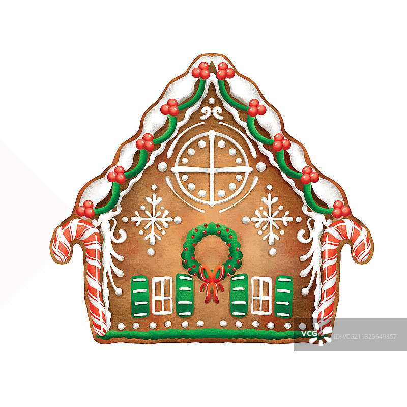 姜饼屋图片素材