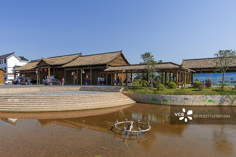 最美休闲乡村南雄市珠玑镇灵潭村图片素材