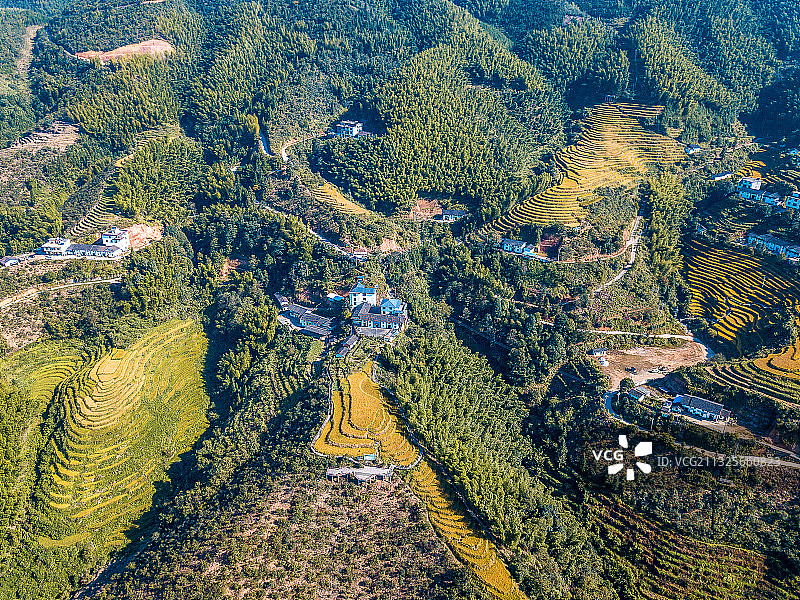 江西赣州上堡梯田图片素材