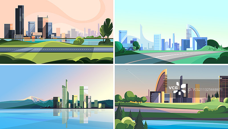 城市景观合集图片素材