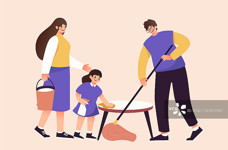 一家人在星空游玩图片素材