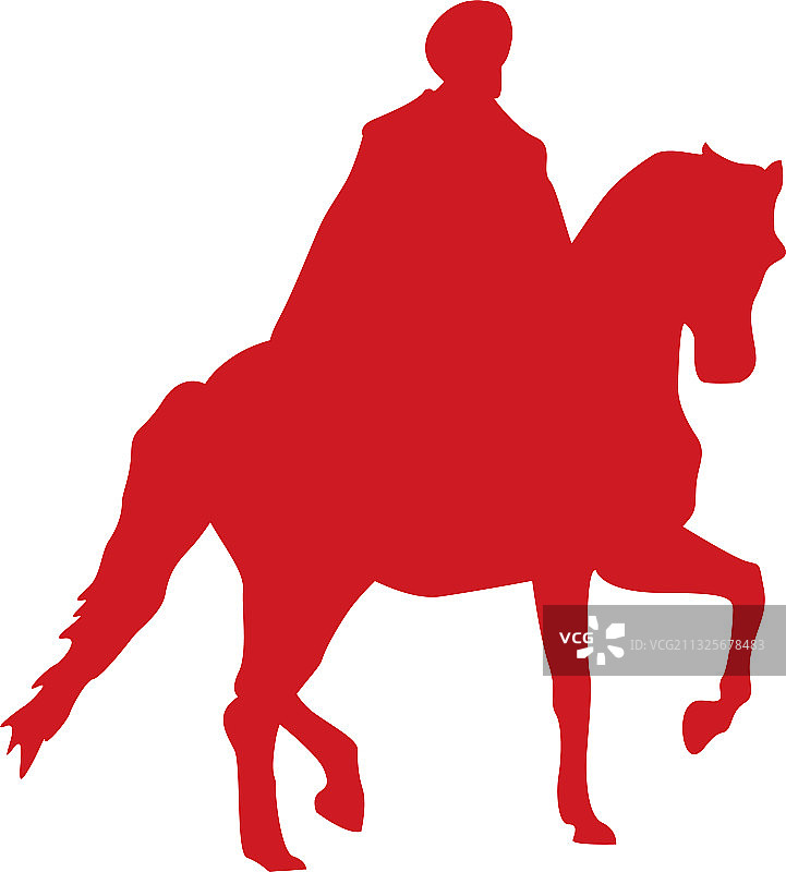 骑马行走的土耳其士兵轮廓图标图片素材