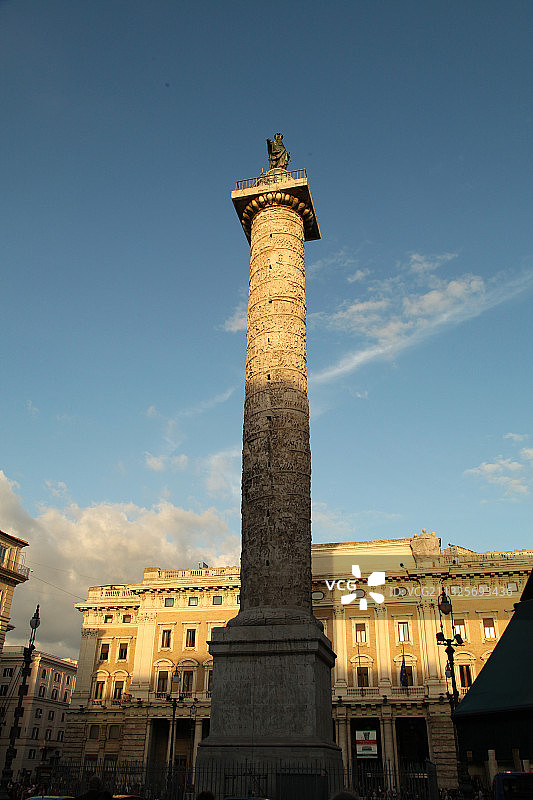 意大利罗马图拉真柱图片素材