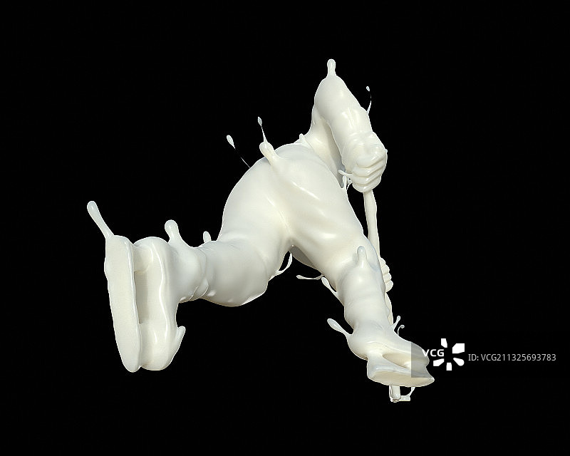 牛奶形态冰球运动图片素材