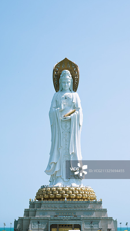 三亚南山海上观音图片素材
