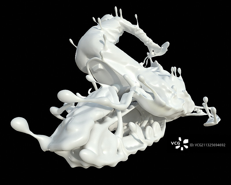 牛奶形态雪地摩托图片素材