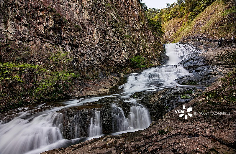 五泄叠瀑图片素材