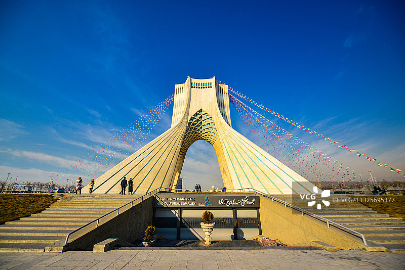 德黑兰自由之塔图片素材