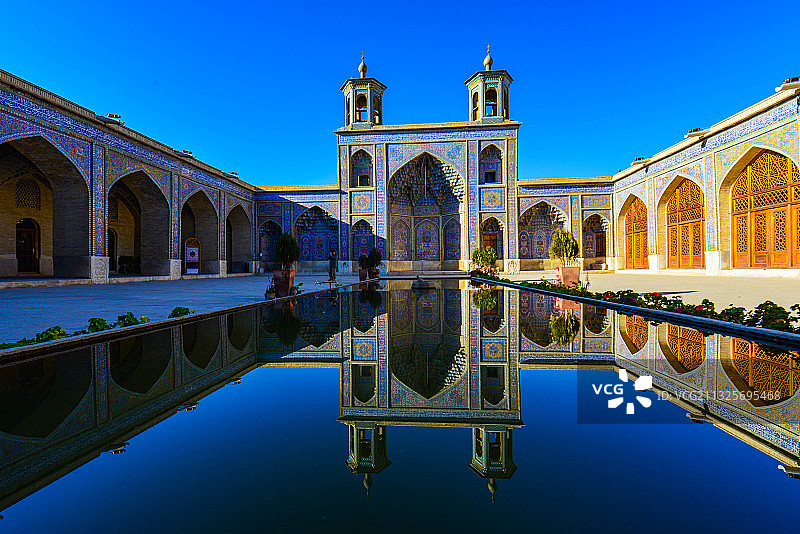 粉红清真寺外观图片素材