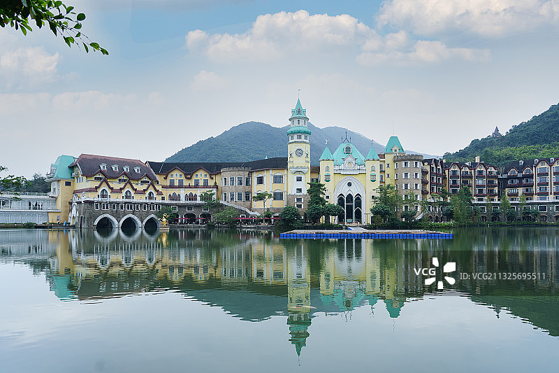 东部华侨城欧式城堡图片素材