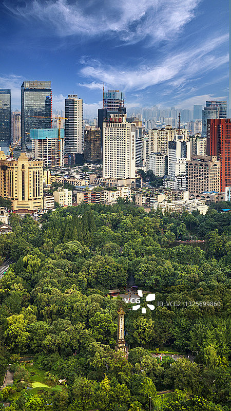 成都人民公园图片素材