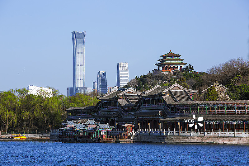 北海景山图片素材