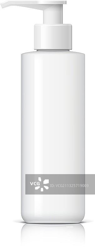 逼真化妆品瓶喷雾罐容器图片素材