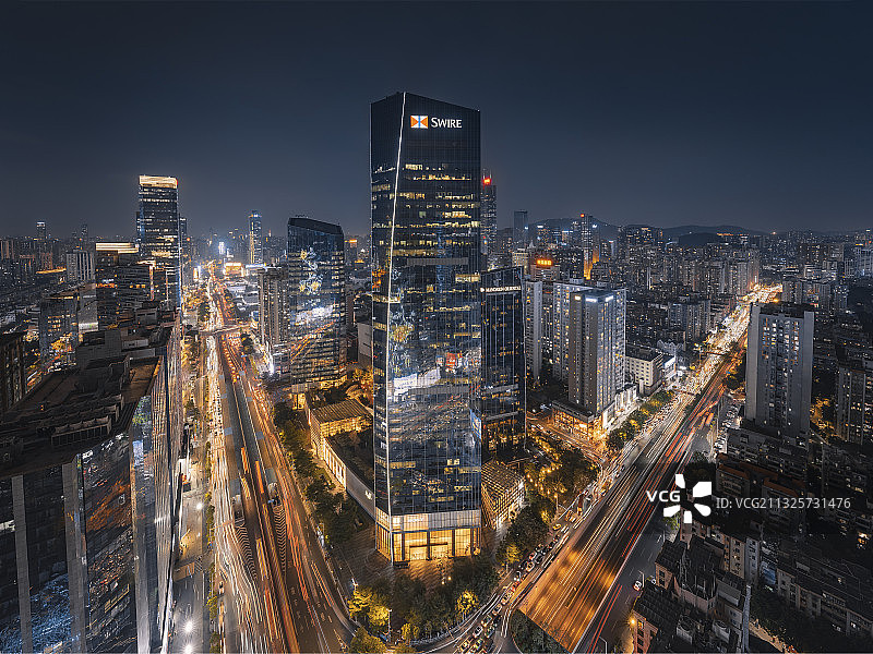 广州城市夜景图片素材