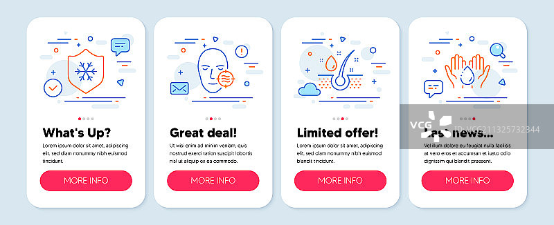 问题肌肤清洁美容图标合集图片素材