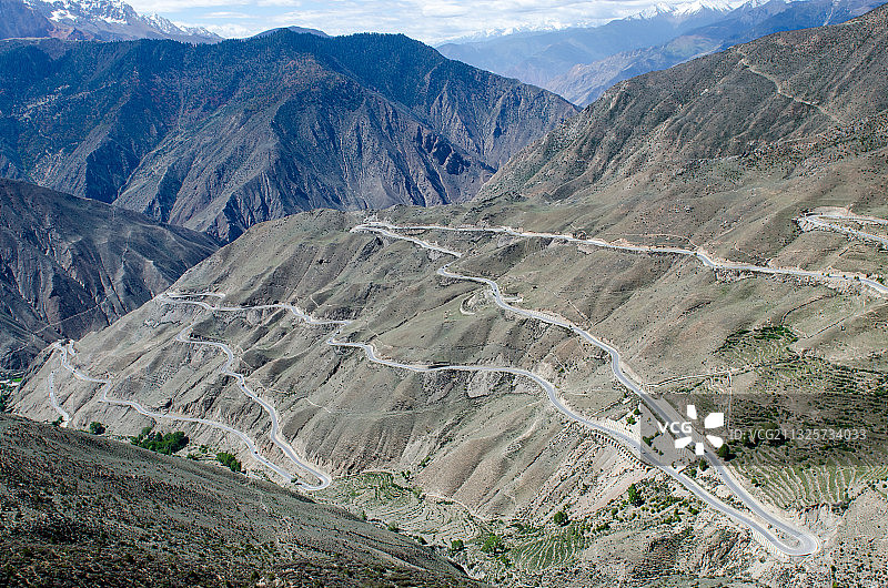 怒江七十二拐图片素材