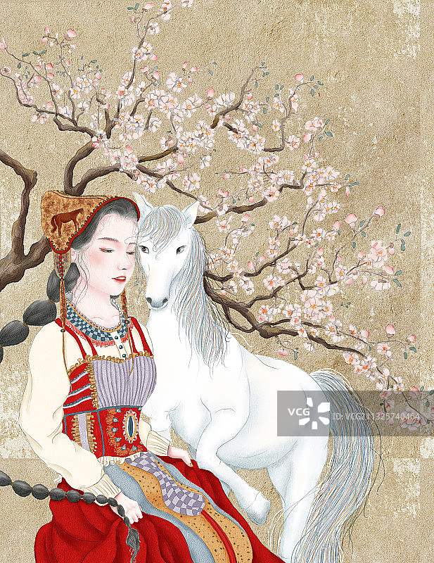 《十二生肖-马》图片素材